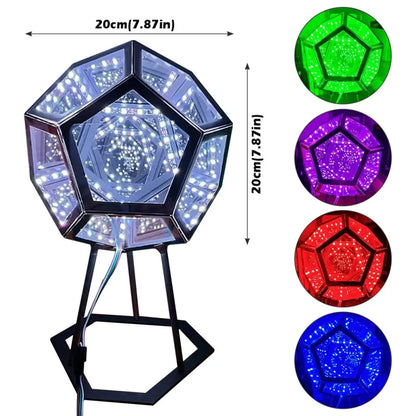 Fantasy Geometry Space LED Art Lamp Infinity Dodecaedron