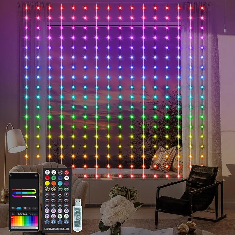 Smarth RGB Curtain Lights🌟