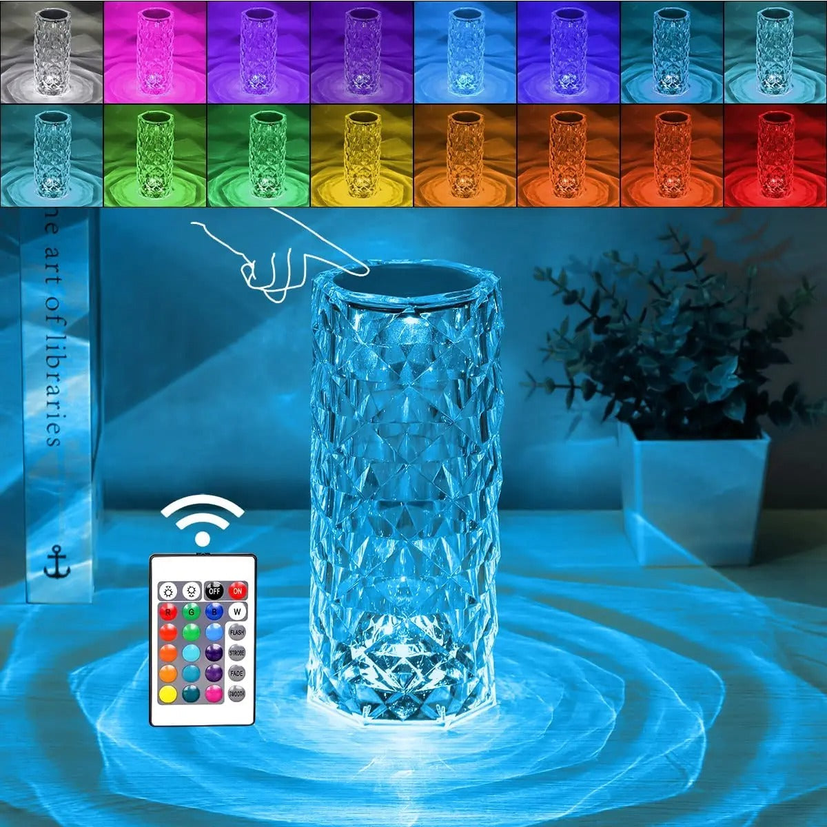 LED Color Changing Crystal Lamp