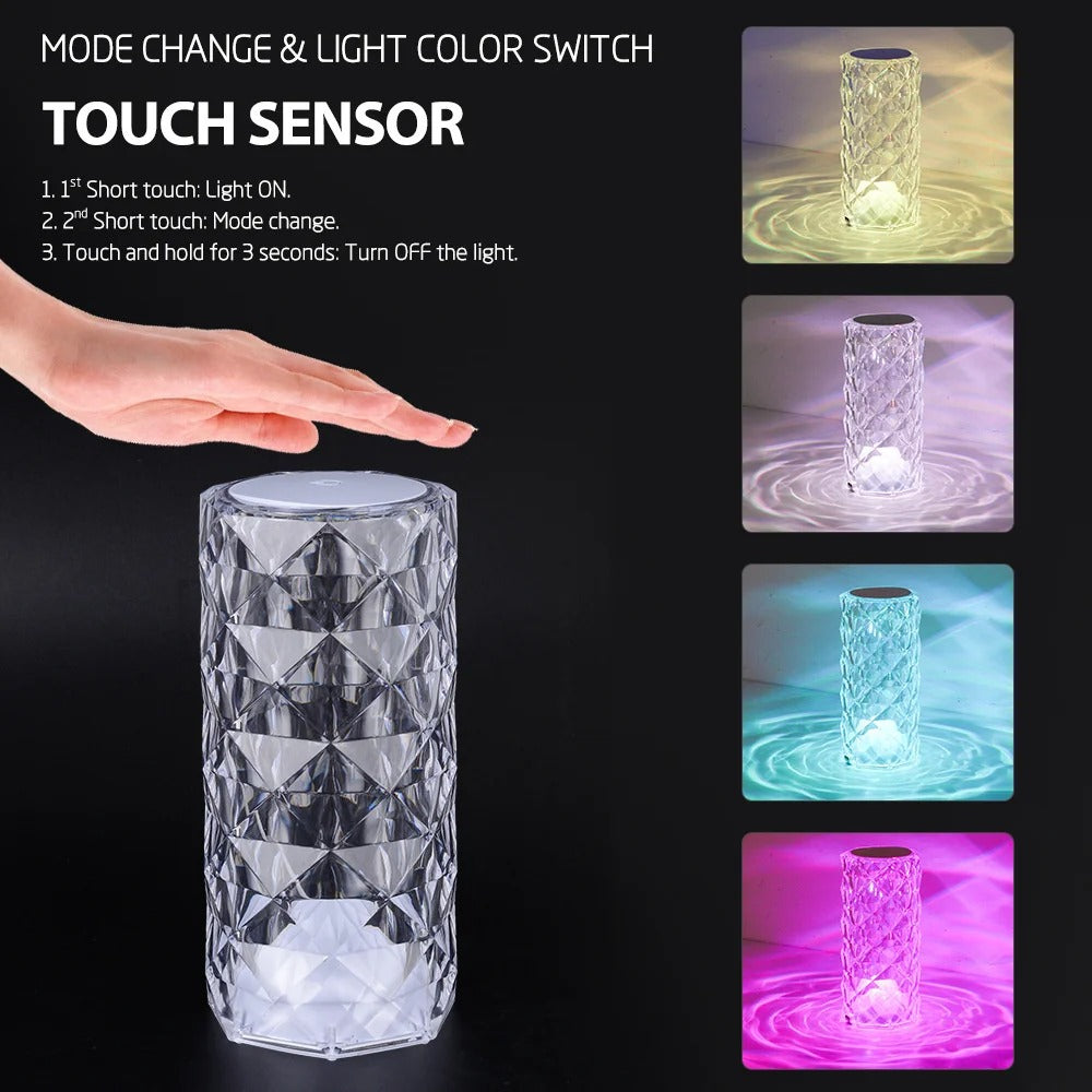 LED Color Changing Crystal Lamp