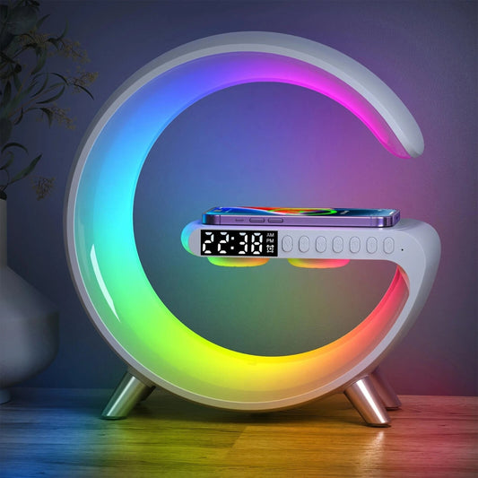 G-Shaped Table Lamp, Charger & Speaker