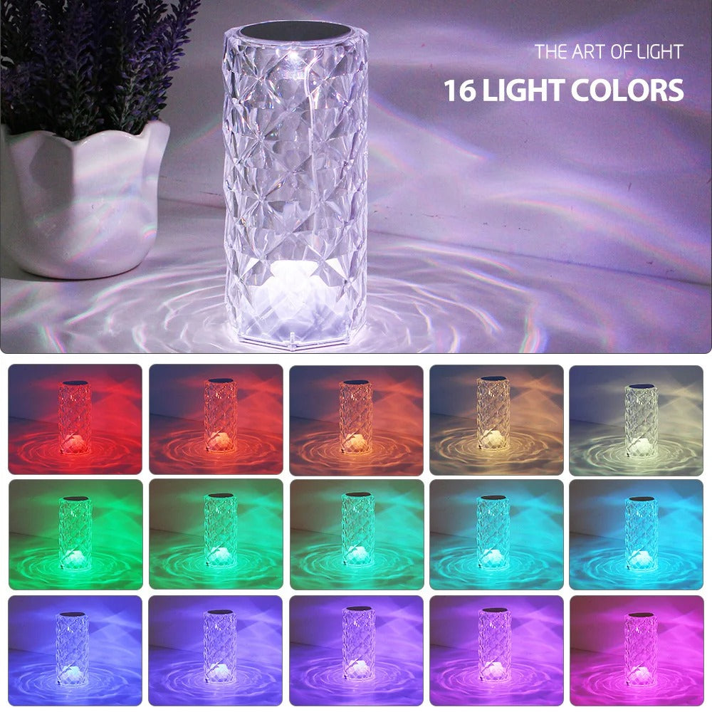 LED Color Changing Crystal Lamp